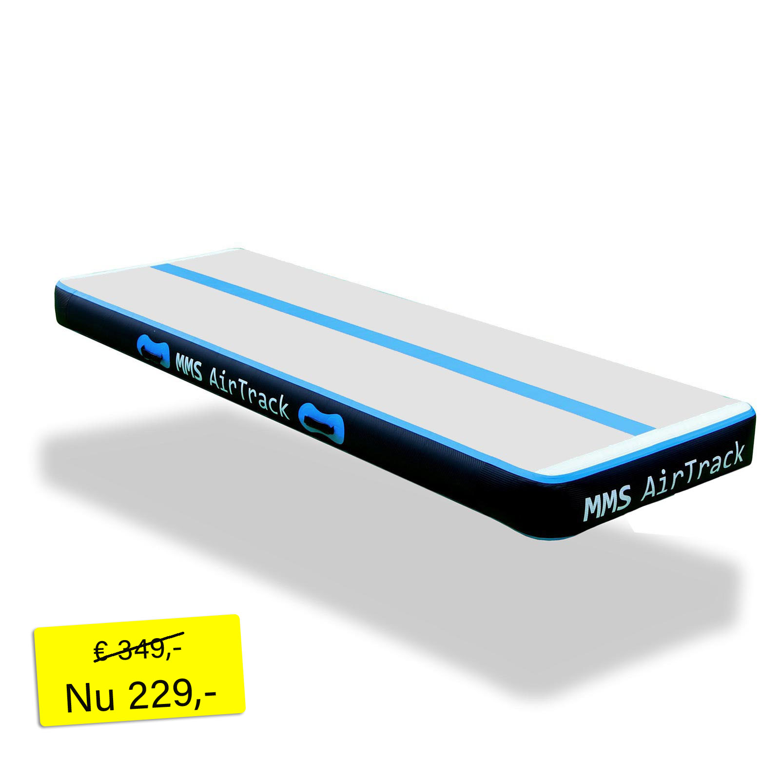 Airtrack-3-meter-1-meter-breed-20-cm-hoog-blauw Airtrack 3 meter 1 meter breed 20 cm hoog blauw