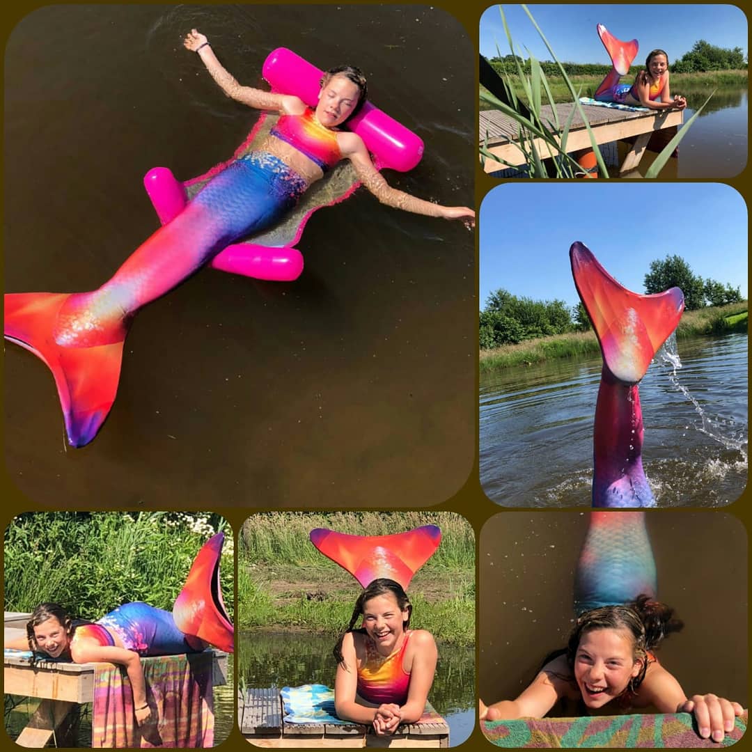 Zeemeermin staart collage