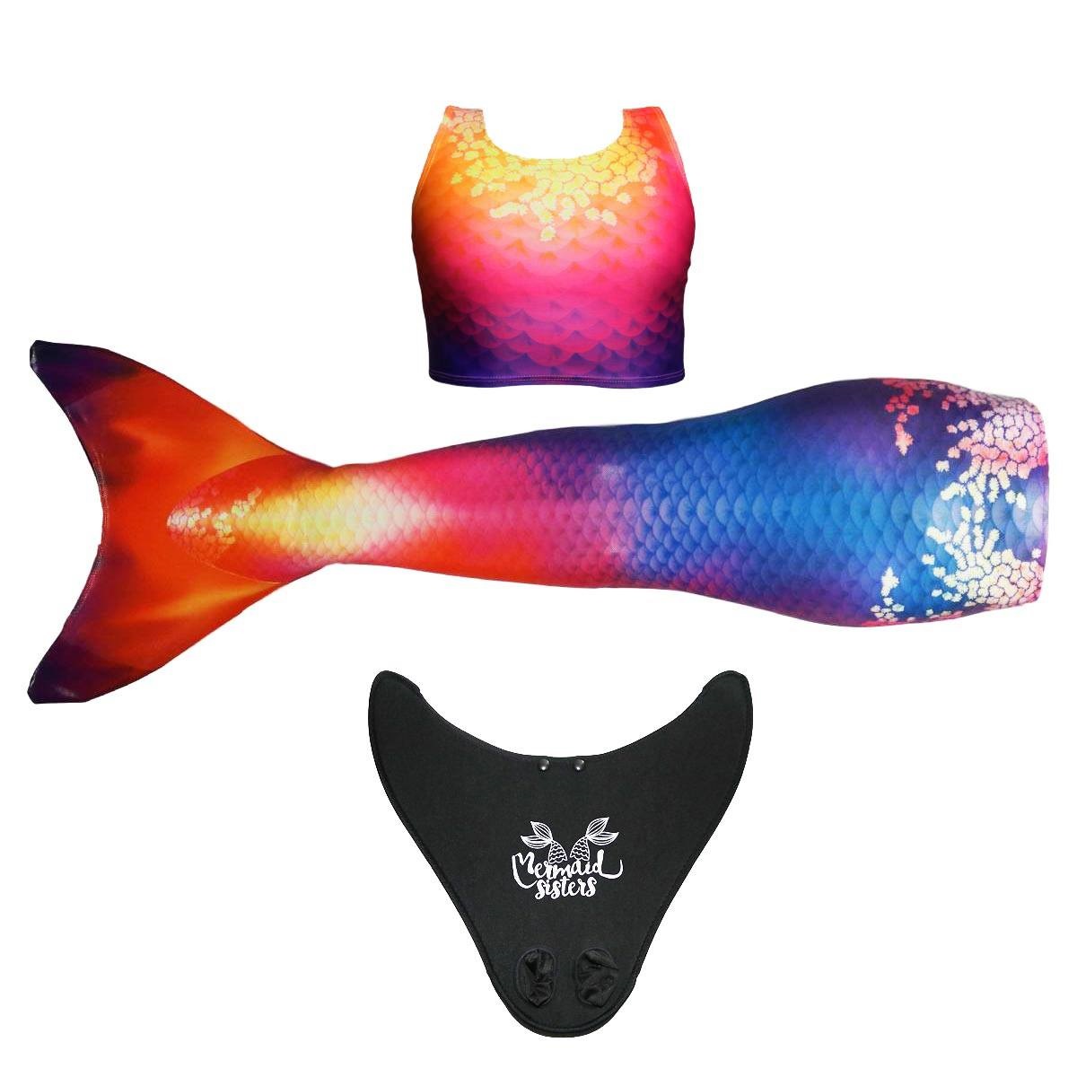 Zeemeermin staart Sunny Sunset